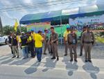 ร่วมประจำบริการประชาชน ช่วงเทศกาลวันสงกรานต์ บริเวณป้อมตำรวจ